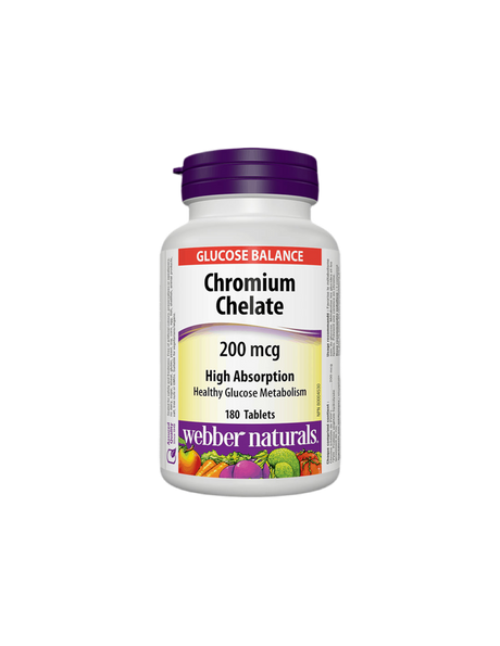 Chromium Chelate/ Chrome (chelate) 200 mcg x 180 tablets - Nutra Best Europe