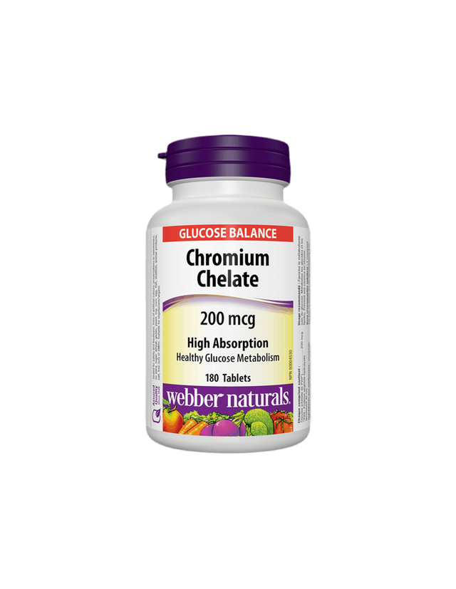 Chromium Chelate/ Chrome (chelate) 200 mcg x 180 tablets - Nutra Best Europe