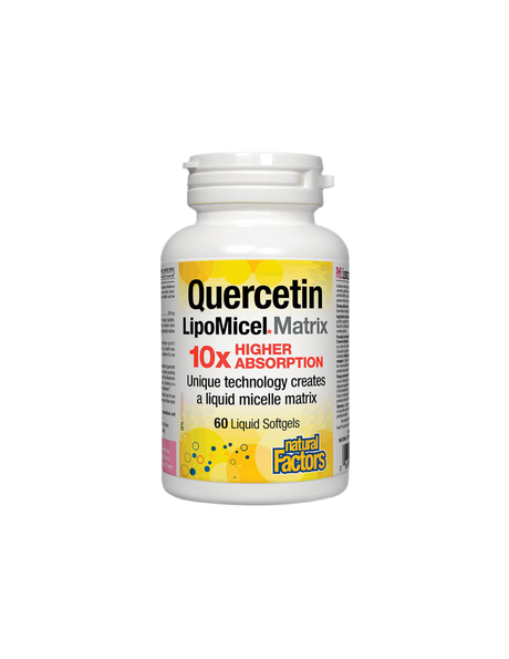 Quercetin 250 mg LipoMicel Matrix - 60 Gel capsules - Nutra Best Europe