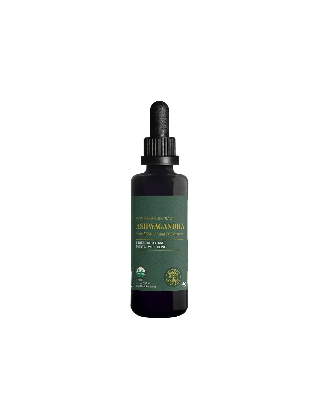 Stressz és feszültség - Ashwagandha, 59,2 ml-es cseppek