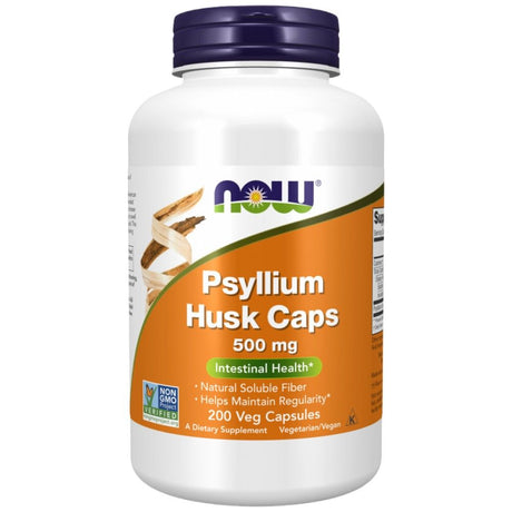 Psyllium Husk Caps 500 mg - 200 capsules - Nutra Best Europe