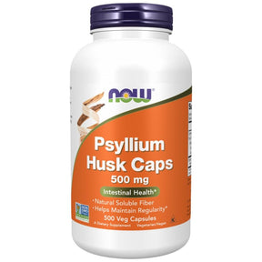 Psyllium Husk Caps 500 mg - 500 capsules - Nutra Best Europe