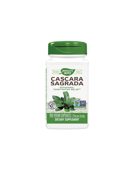 Cascara Sagrada 425 mg - 100 capsules - Nutra Best Europe