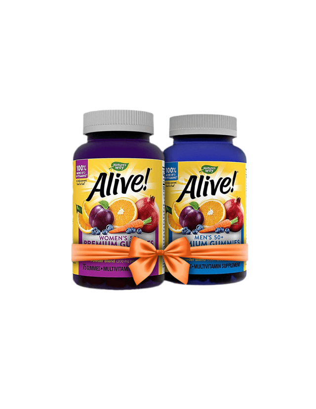 Promo package Multivitamins Alive! for women 50+ and men 50+ - Nutra Best Europe