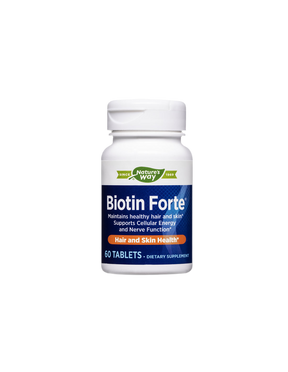 Biotin forte - hair, skin and nails - Formula with vitamins, 60 tablets - Nutra Best Europe
