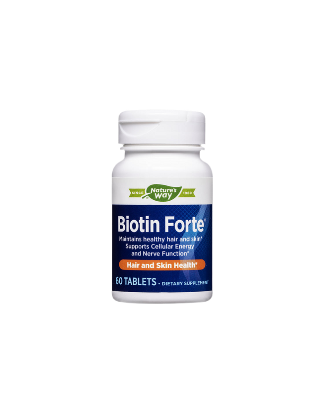 Biotin forte - hair, skin and nails - Formula with vitamins, 60 tablets - Nutra Best Europe