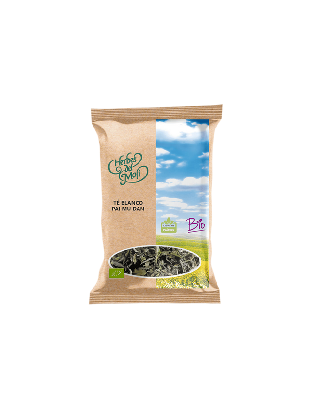 White tea Bio - Pai Mu Dan, 30 g Herbes del Moli - Nutra Best Europe