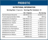 Probiotic | Advanced Multi-Strain Formula - 60 capsules - Nutra Best Europe