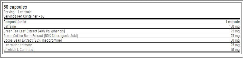Gold Line / Lipo 9 - Thermogenic Fat Burner - 60 capsules - Nutra Best Europe