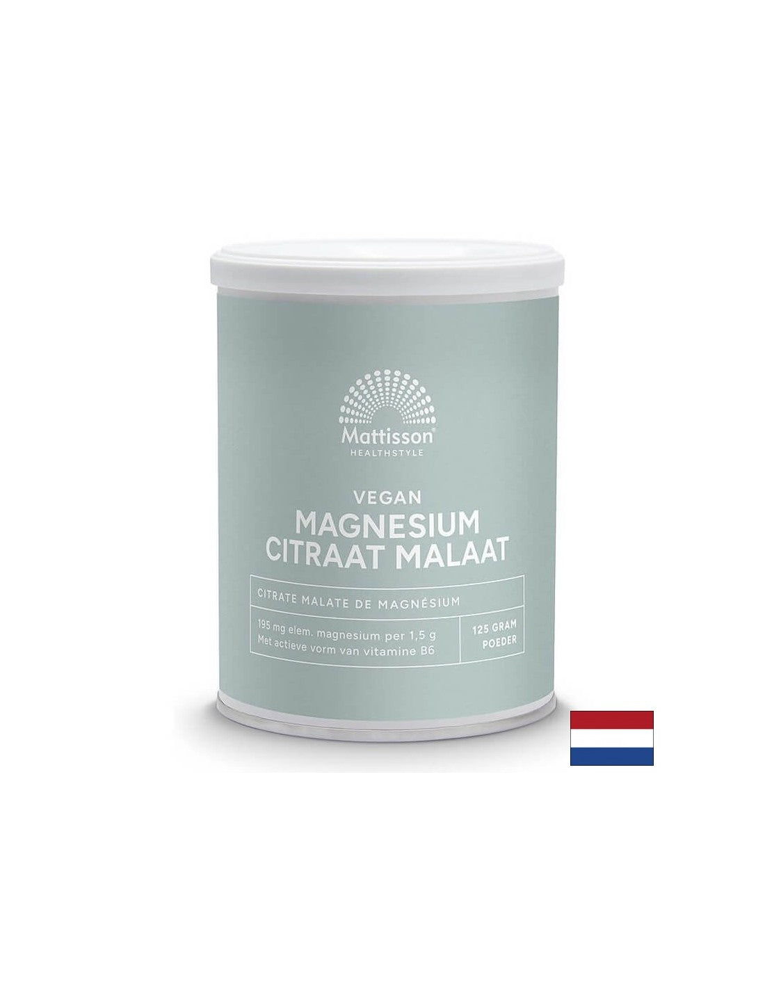 Ideg- és szív- és érrendszer - Magnézium (citrát, malát) vegán + B6-vitamin, 125 g por