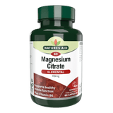 Magnézium-citrát + B6-vitamin (elemi magnézium-citrát) 119 mg 60 kapszula Natures Aid