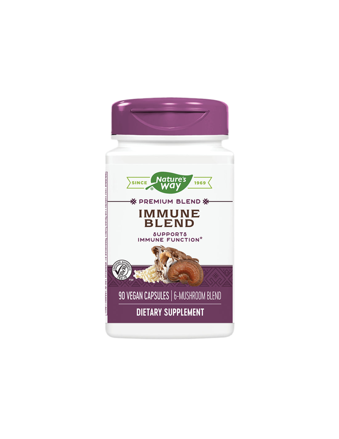 Erős immunitás formula - 6 gyógygomba keveréke - Immunkeverék, 90 kapszula Nature's Way