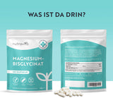 Magnézium-biszglicinát 60 kapszula 320 mg Vegán <tc>Nutravita</tc>