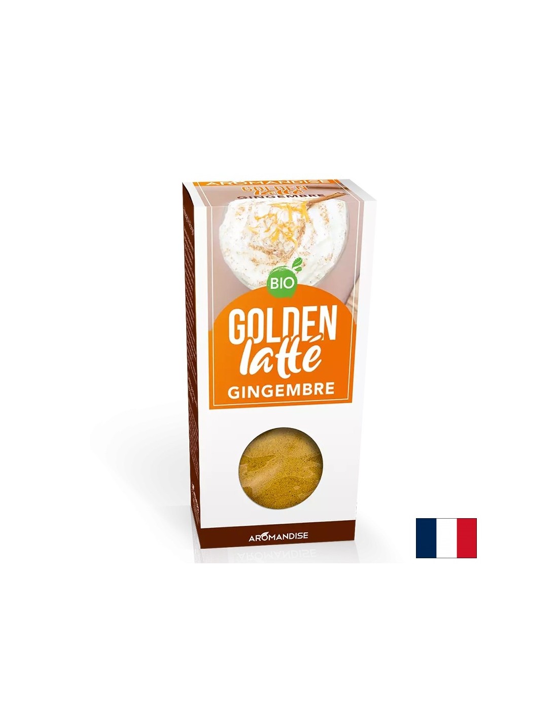 Golden Latte kurkumával és gyömbérrel, instant ital, 60 g