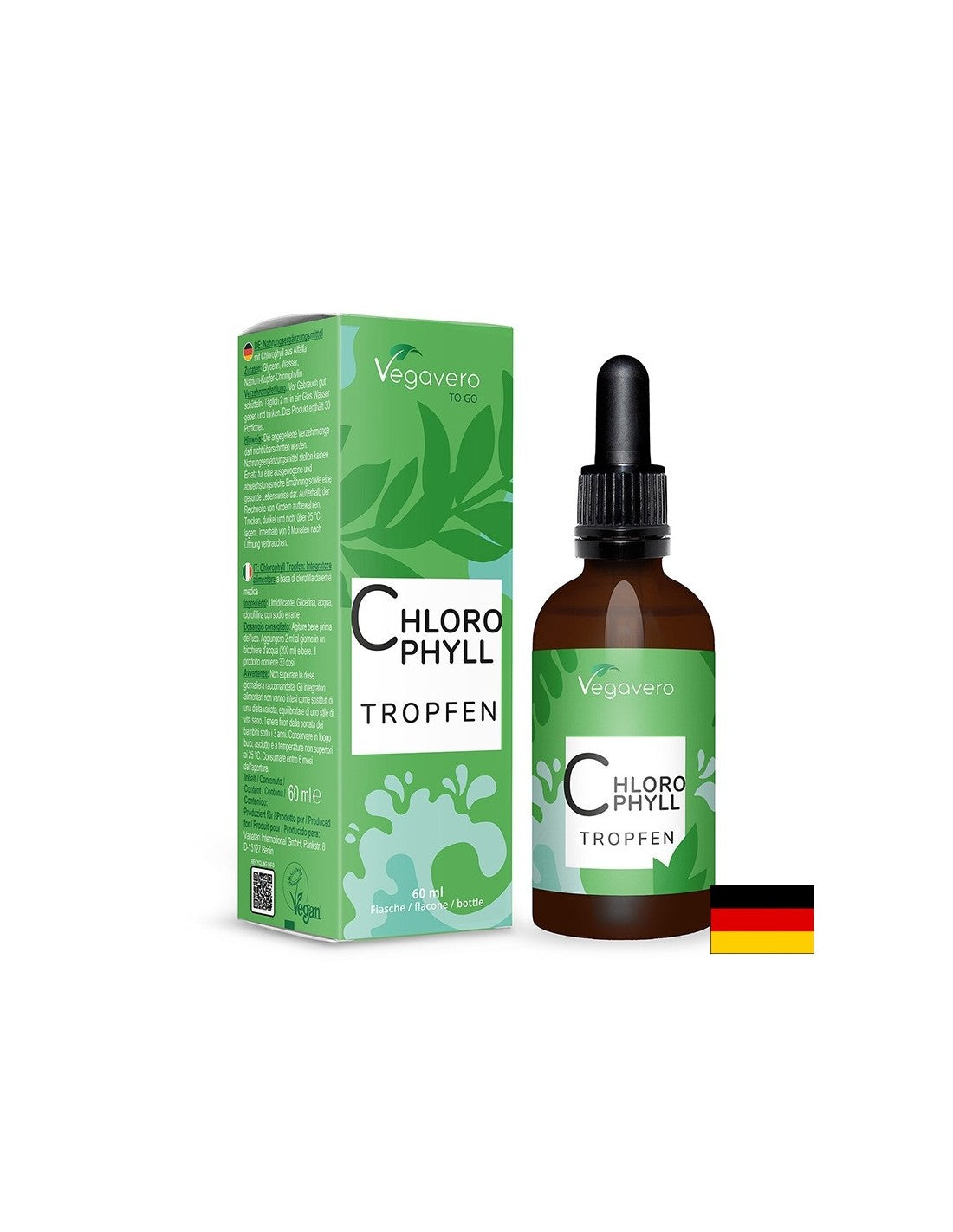 Méregtelenítő, természetes dezodor - Klorofil, cseppek, 60 ml