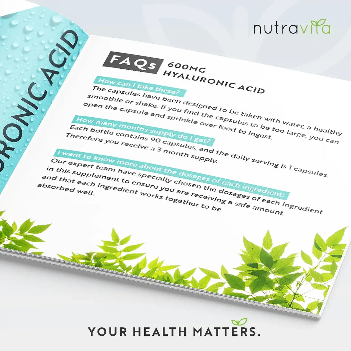 Hialuronsav 600 mg/Hialuronsav 600 mg /90 kapszula, 90 nap/ <tc>Nutravita</tc>