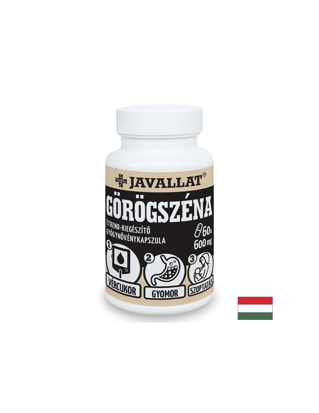 Anyagcsere egészsége – görögszéna (magok), 600 mg x 60 kapszula