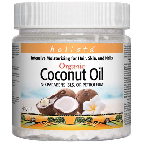 Coconut Oil Organic Holista 440 ml - 440 ml - Nutra Best Europe