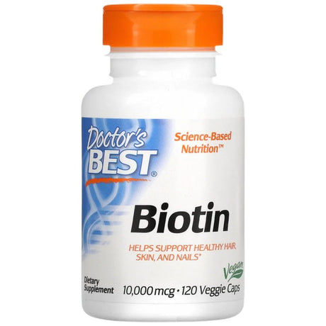 Biotin 10000 mcg - 120 capsules - Nutra Best Europe