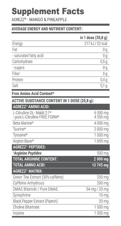 Agrezz - 20.8 grams - Nutra Best Europe