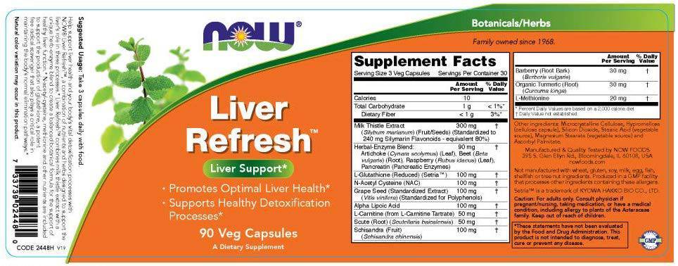 Liver Detoxifier & Regenerator ( Liver Refresh ) [90 capsules] - Nutra Best Europe