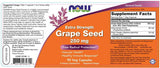 Grape Seed 250 mg / Extra Strength - 90 capsules - Nutra Best Europe