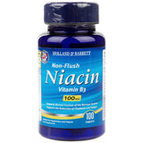 Non-Flush Niacin 100 mg - 100 Tablets - Nutra Best Europe