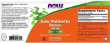 Saw Palmetto Extract 160 mg - 60 Gel capsules - Nutra Best Europe