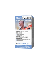 MultiSure® Men / Multivitamins for men (with lutein, lycopene and saw palmetto), 80 capsules - Nutra Best Europe