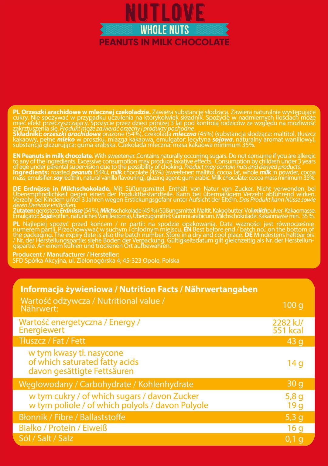 NutLove Whole Peanuts | Different Flavors - 300 grams - Nutra Best Europe