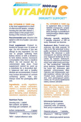 Vitamin C 1000 mg | Effervescent - 20 soluble tablets - Nutra Best Europe