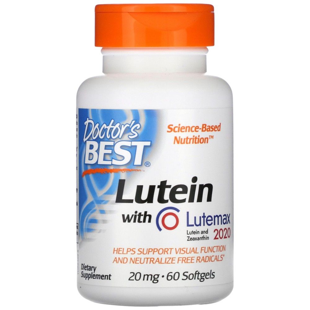 BEST Lutein 20 mg - 60 Softgels - Nutra Best Europe