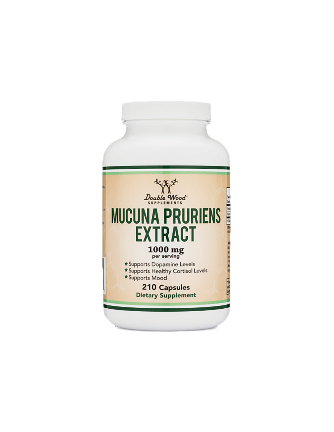 Mucuna pruriens extract, 210 capsules Double Wood - Nutra Best Europe