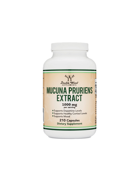 Mucuna pruriens extract, 210 capsules Double Wood - Nutra Best Europe