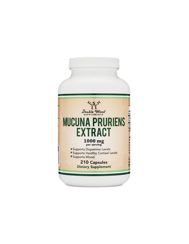 Mucuna pruriens extract, 210 capsules Double Wood - Nutra Best Europe