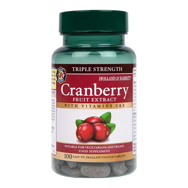 Cranberry Extract + Vit C & E 400mg 90 tablets - Nutra Best Europe