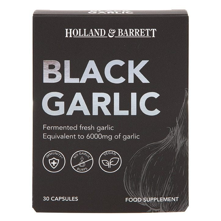 Black Garlic 6000mg 30 capsules HOLLAND & BARRETT - Nutra Best Europe