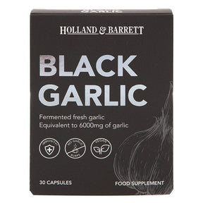 Black Garlic 6000mg 30 capsules HOLLAND & BARRETT - Nutra Best Europe