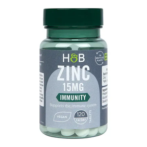 Zinc (ZInc) 15mg 120 vegan tablets HOLLAND & BARRETT - Nutra Best Europe