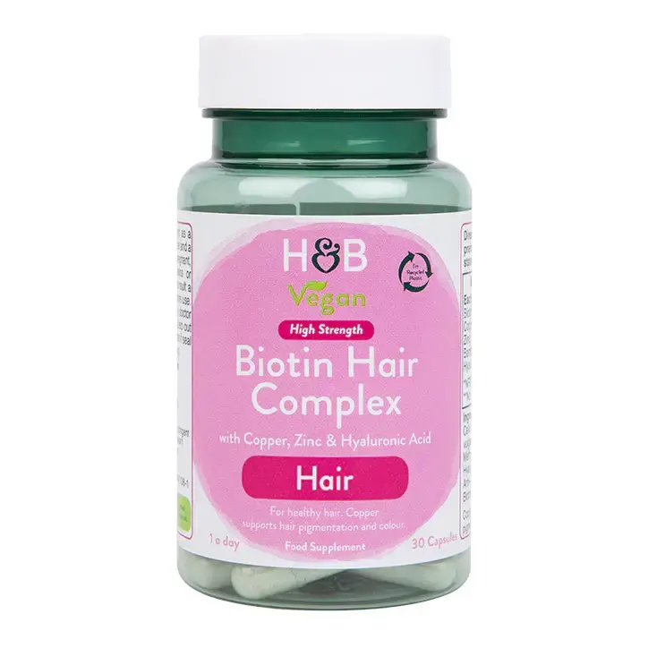 Biotin hair complex (Biotin Hair Complex) 30 capsules HOLLAND & BARRETT - Nutra Best Europe
