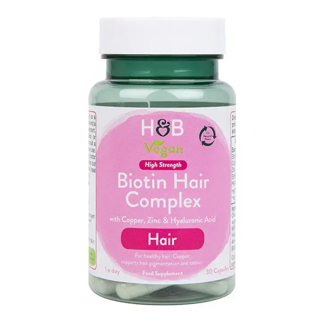 Biotin hair complex (Biotin Hair Complex) 30 capsules HOLLAND & BARRETT - Nutra Best Europe