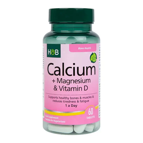 Calcium magnesium and vitamin D (Calcium, Magnesium & Vitamin D) 60 tablets HOLLAND & BARRETT - Nutra Best Europe