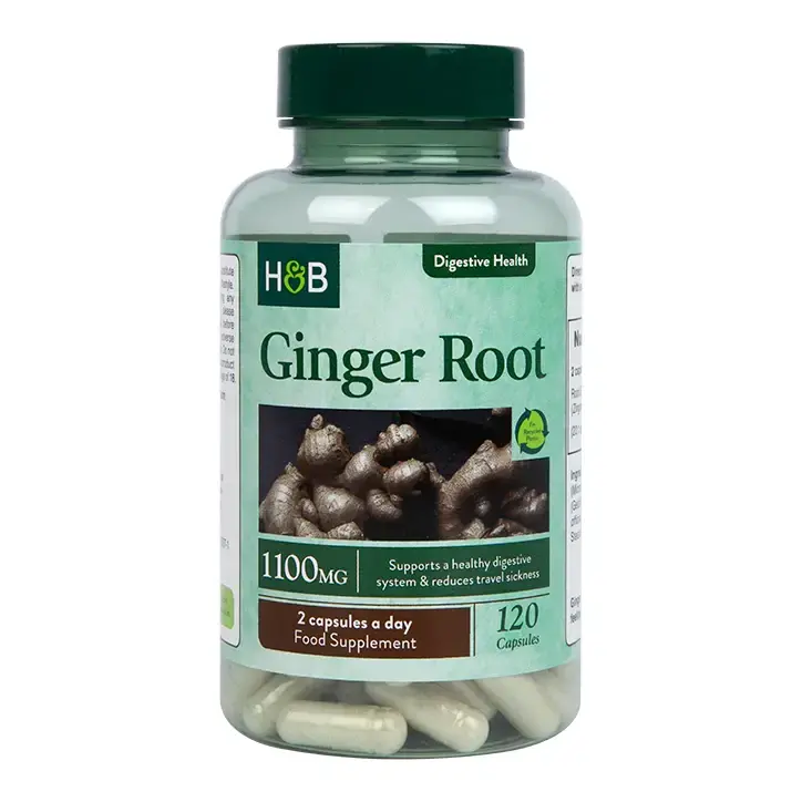 Ginger Root 1100mg - 120 capsules - Nutra Best Europe