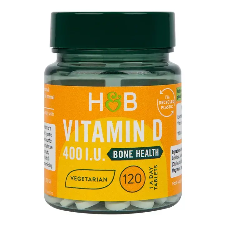 Vitamin D3 (Vitamin D3 400 IU) 10mcg 120 tablets HOLLAND & BARRETT - Nutra Best Europe