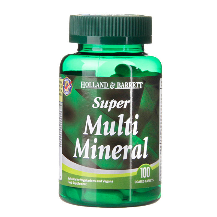 Super multiminerals (Super Multi Mineral) 100 tablets HOLLAND & BARRETT - Nutra Best Europe