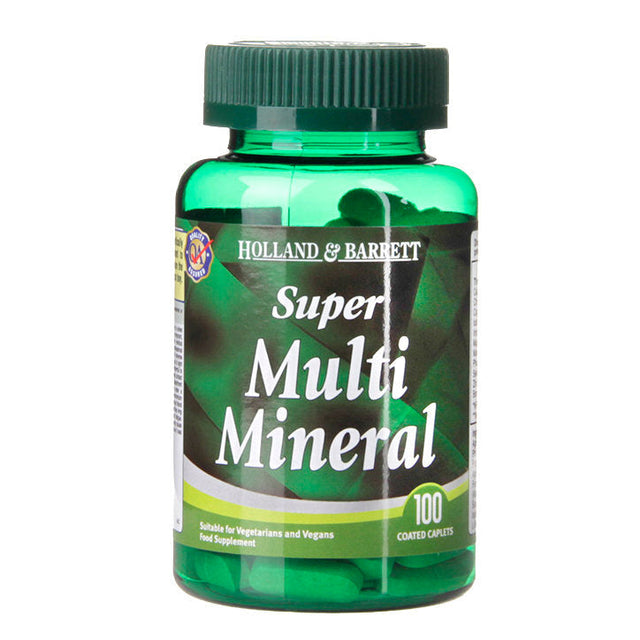 Super multiminerals (Super Multi Mineral) 100 tablets HOLLAND & BARRETT - Nutra Best Europe