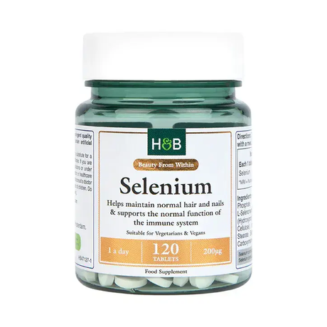 Selenium 200 mcg - 120 Tablets - Nutra Best Europe