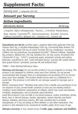 Nitro Nox ® Shot / 60 ml - Nutra Best Europe