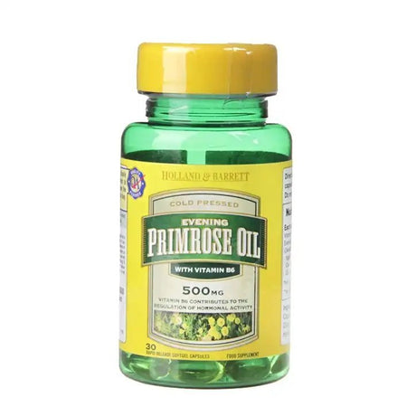 Evening Primrose Oil 500mg 30 capsules HOLLAND & BARRETT - Nutra Best Europe