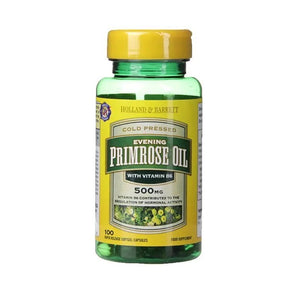 Evening Primrose Oil 500mg 100 capsules HOLLAND & BARRETT - Nutra Best Europe